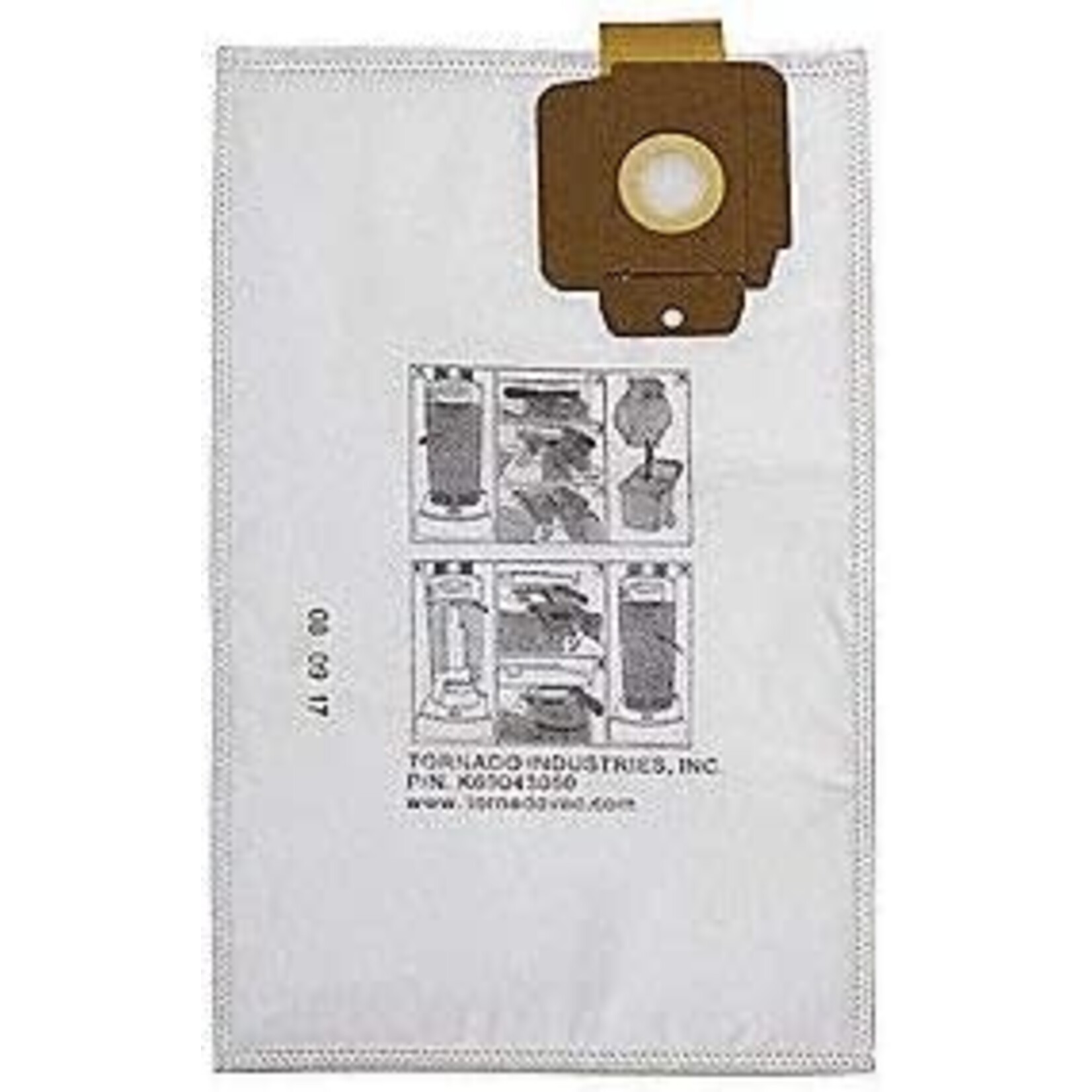 Centec Vacuum HEPA Cloth Vacuum Bags for Tornado CV30 & CV38 - 10-Pack