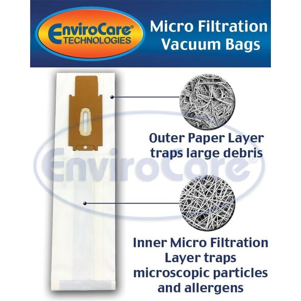 Oreck Oreck Type CC Vacuum Bag - Fits Dock & Non-Dock - 8-Pack