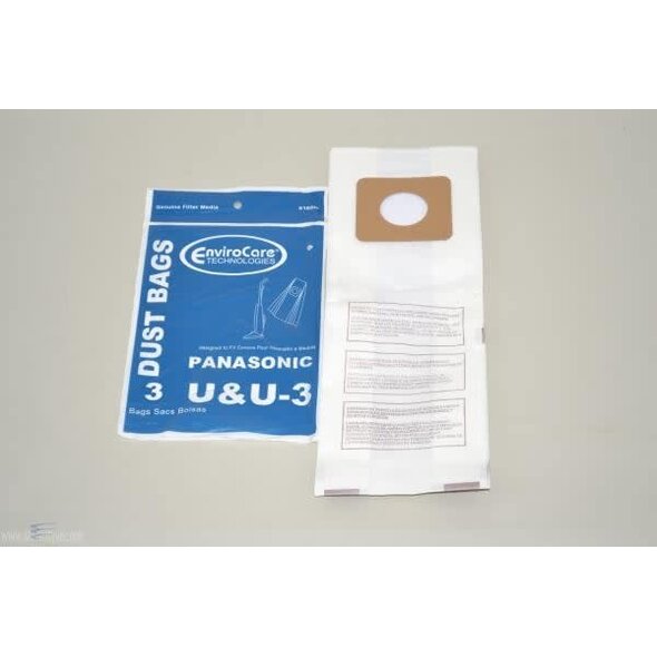 Panasonic Panasonic Style U, U-3, U-6, & MC-115P Paper Vacuum Bags - 3-Pack