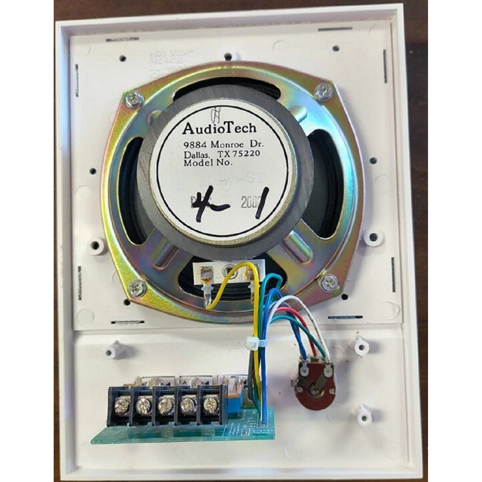 AudioTech S56W White 5" Room Station Speaker – Replacement for AudioTech Home Intercom Systems