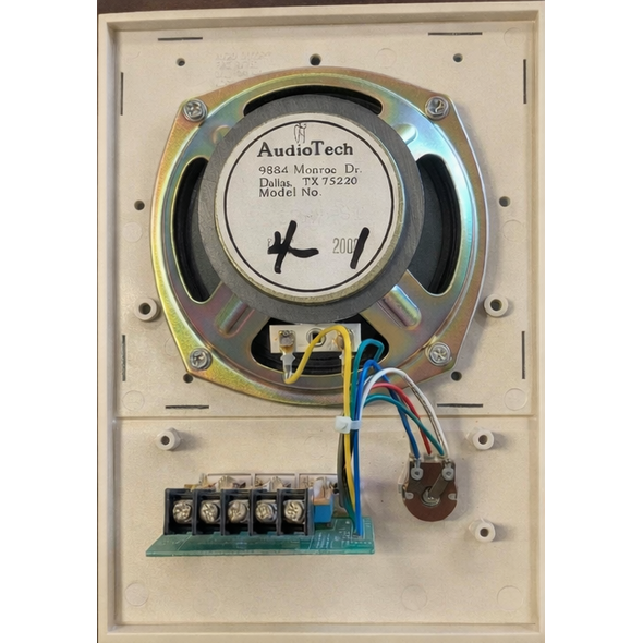 AudioTech Intercom Model S56A Room Station 5-Inch Speaker - Almond