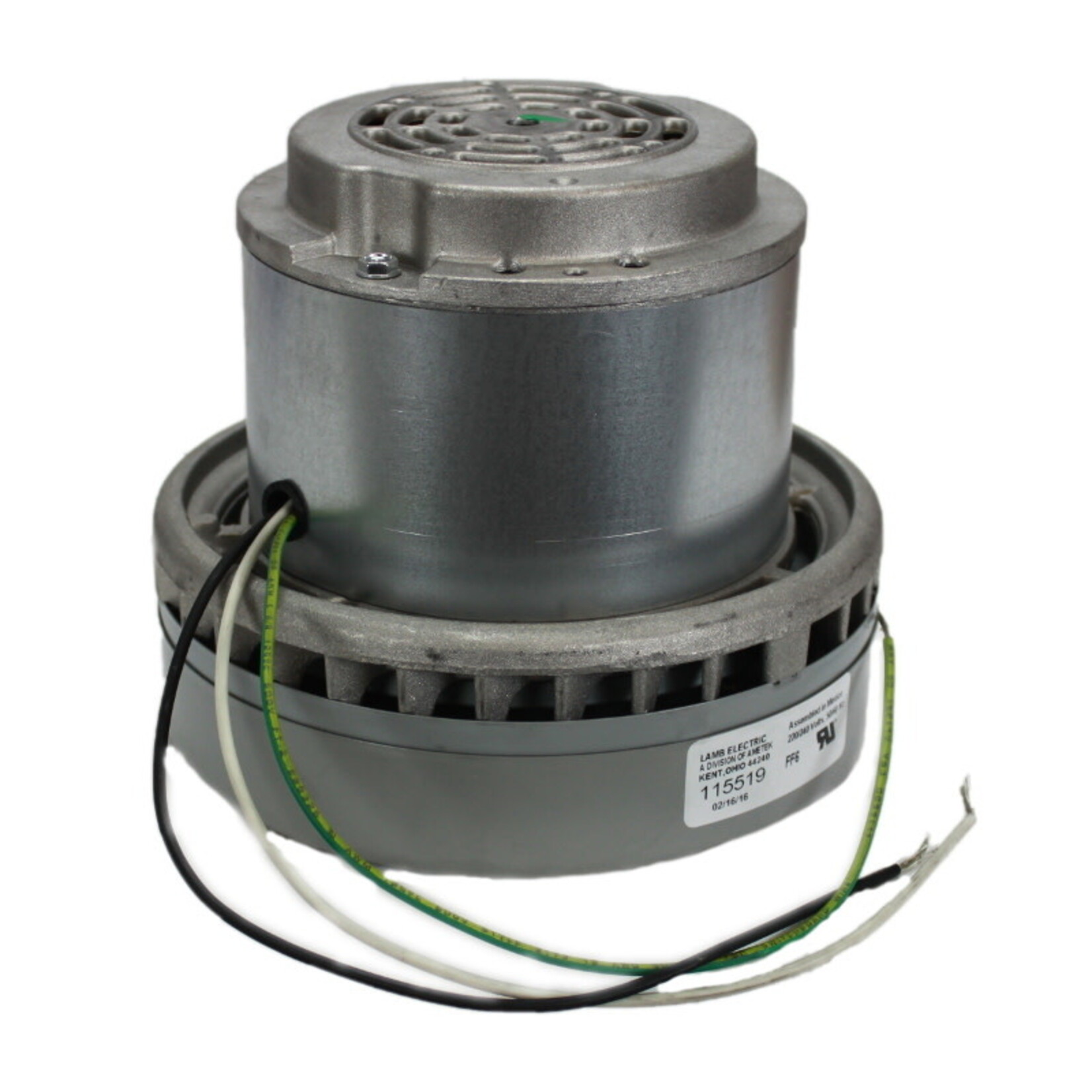 Ametek Lamb Ametek Lamb Beam 240 Volt Central Vacuum Motor Peripheral Bypass - Part 115519