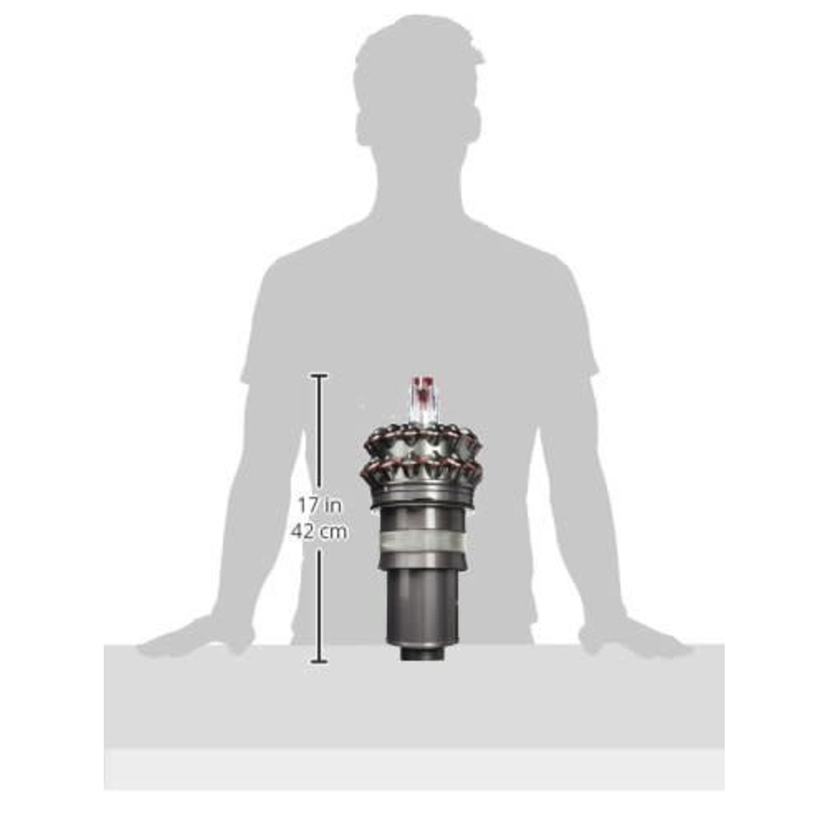 Dyson Dyson UP14 Cyclone Assembly - Silver/Nickel