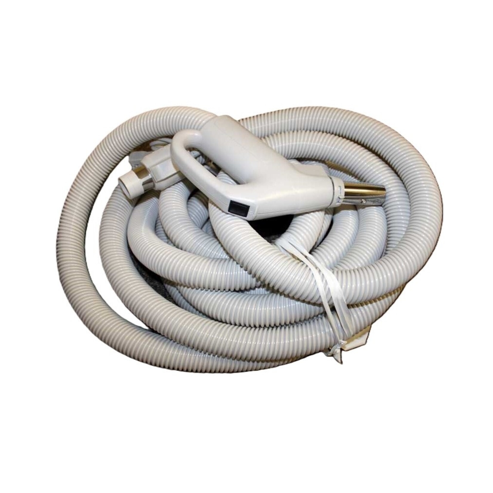 Plastiflex Plastiflex 30' x 1 1/4" Dual Voltage Central Vacuum Hose - Pig Tail