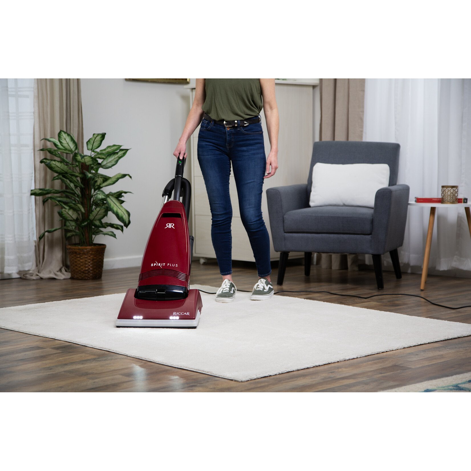 Riccar Riccar Spirit R21 Upright Vacuum with HEPA Filtration and On-Board Tools
