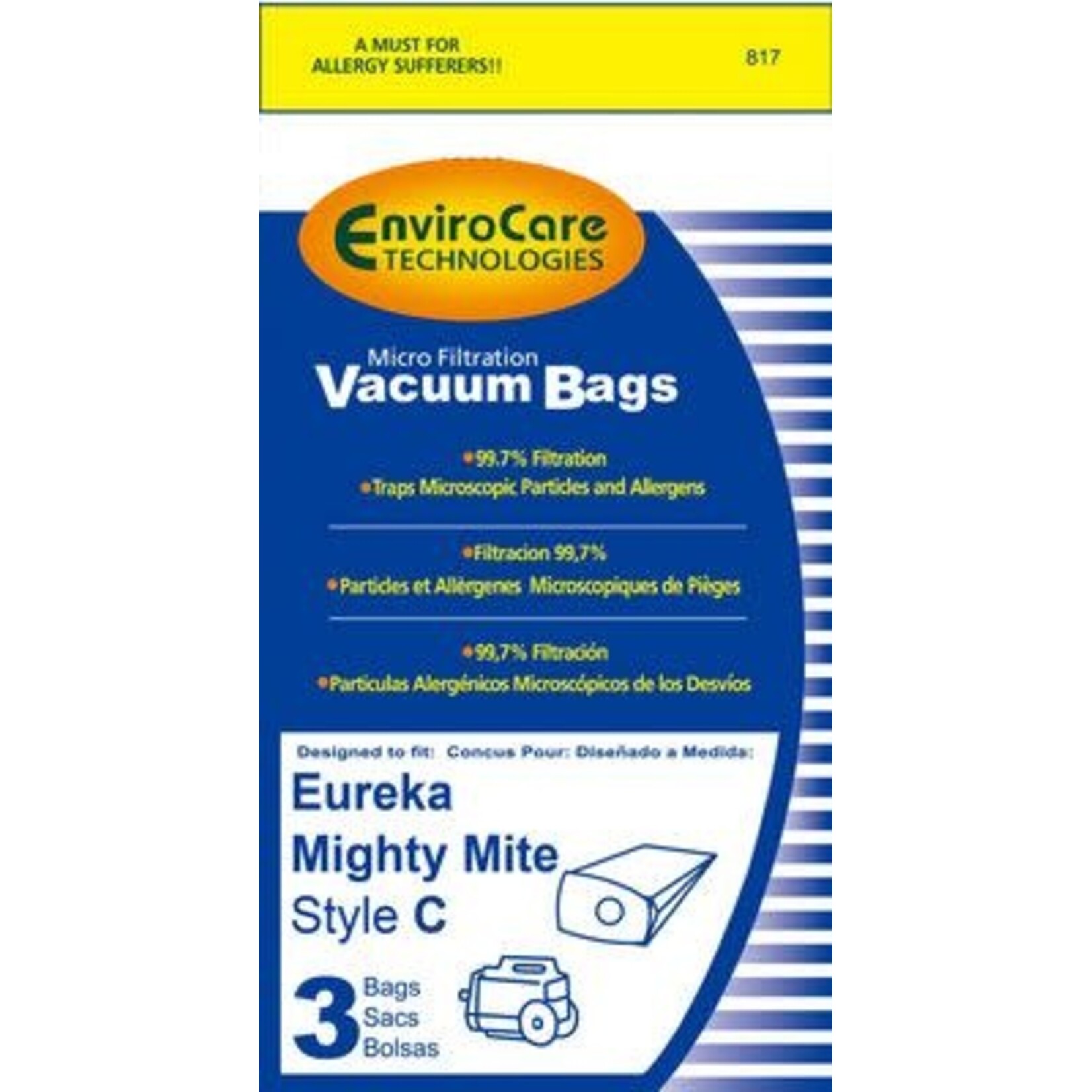 Eureka Eureka Style "C" Vacuum Bags - 3pk