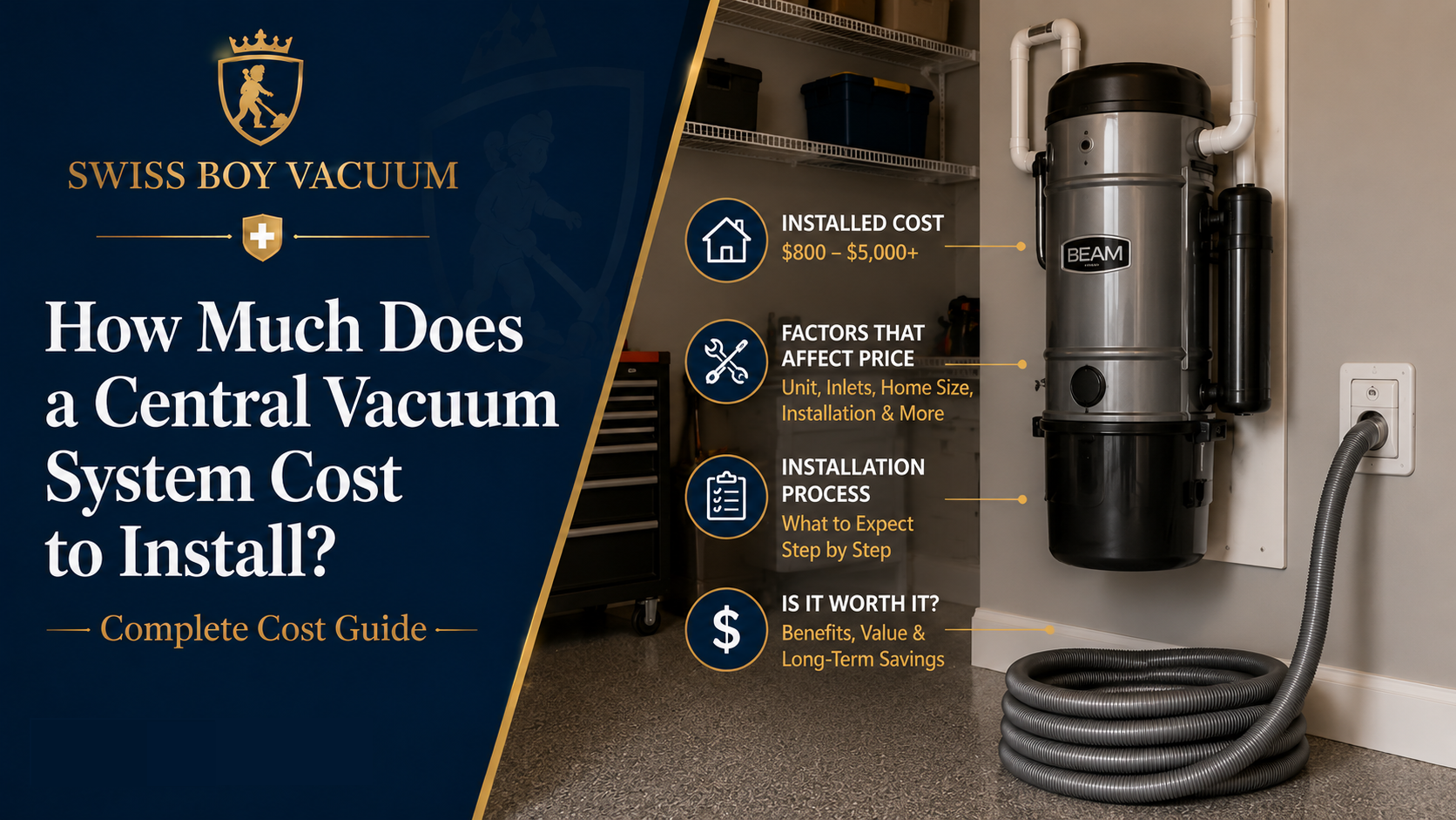 Central Vacuum Systems: How much Do They Cost?