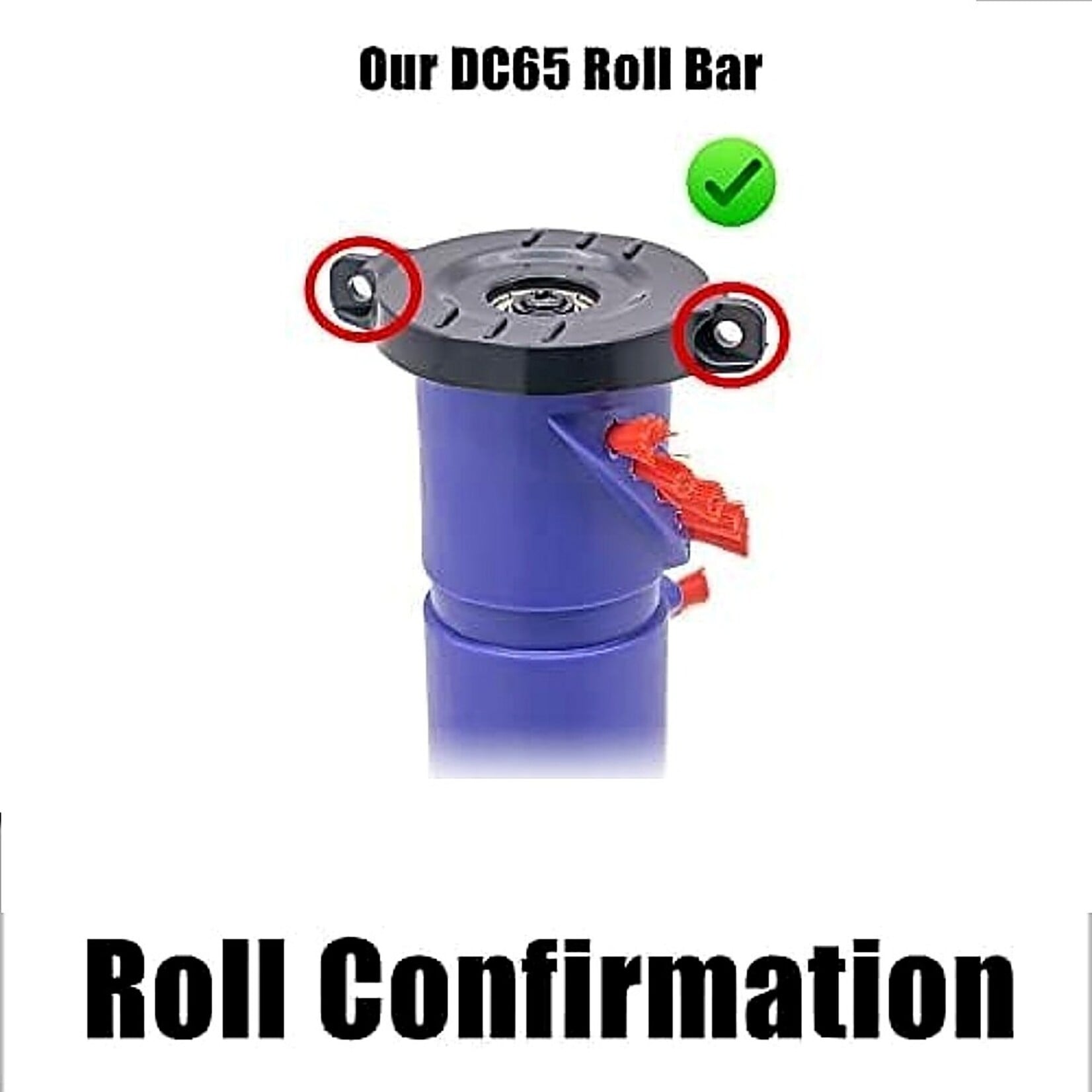 Dyson Dyson 966098-01 Short Tab Brushroll for DC41, DC65, DC66, UP13, UP14