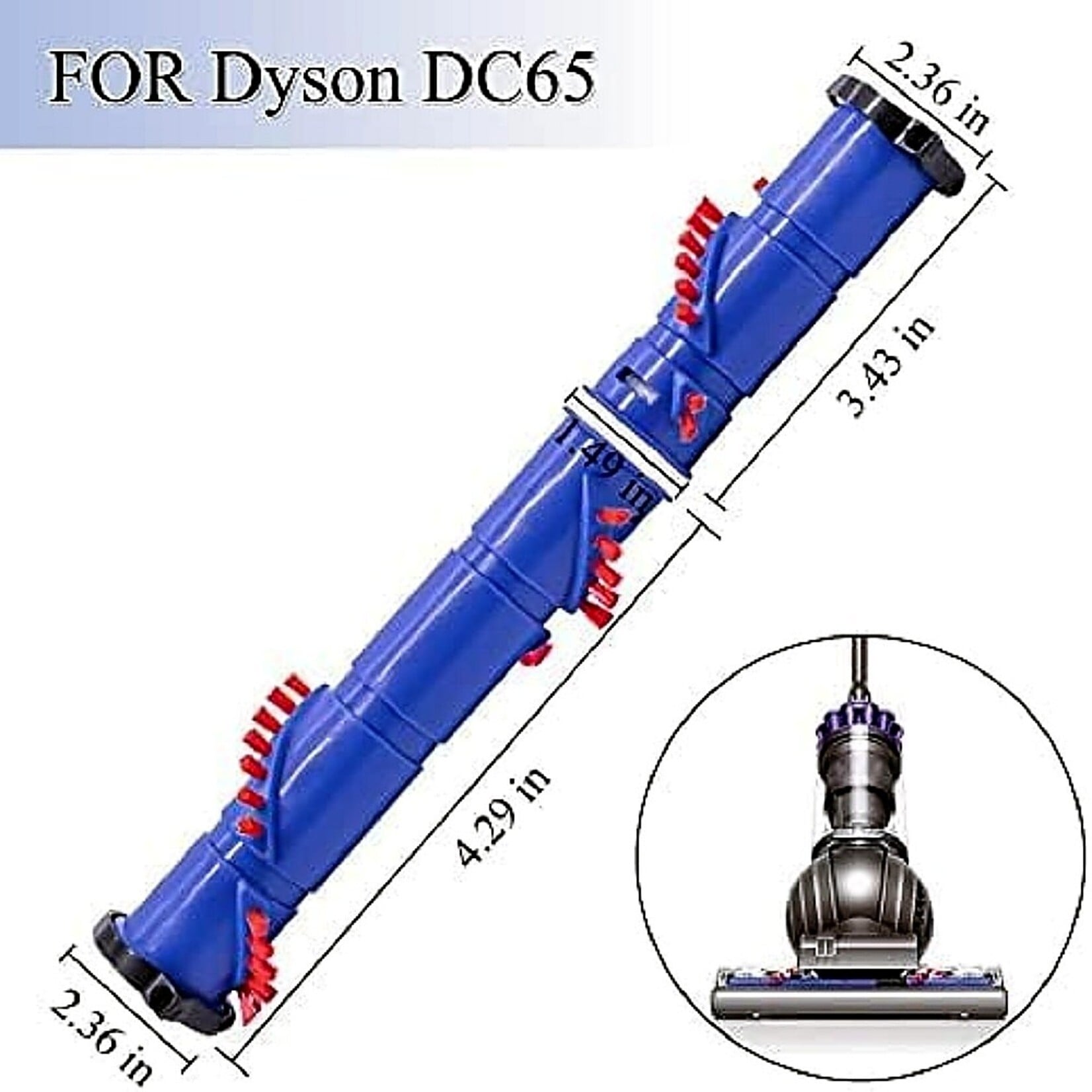 Dyson Dyson 966098-01 Short Tab Brushroll for DC41, DC65, DC66, UP13, UP14