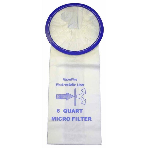 ProTeam ProTeam 6 Quart Paper Vacuum Bags Raven Micro 10-Pack