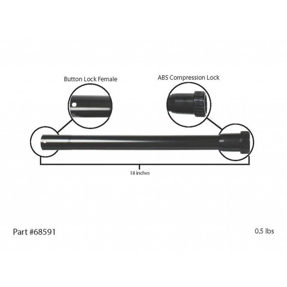 Centec CenTec Straight Extension ABS Locking Wand