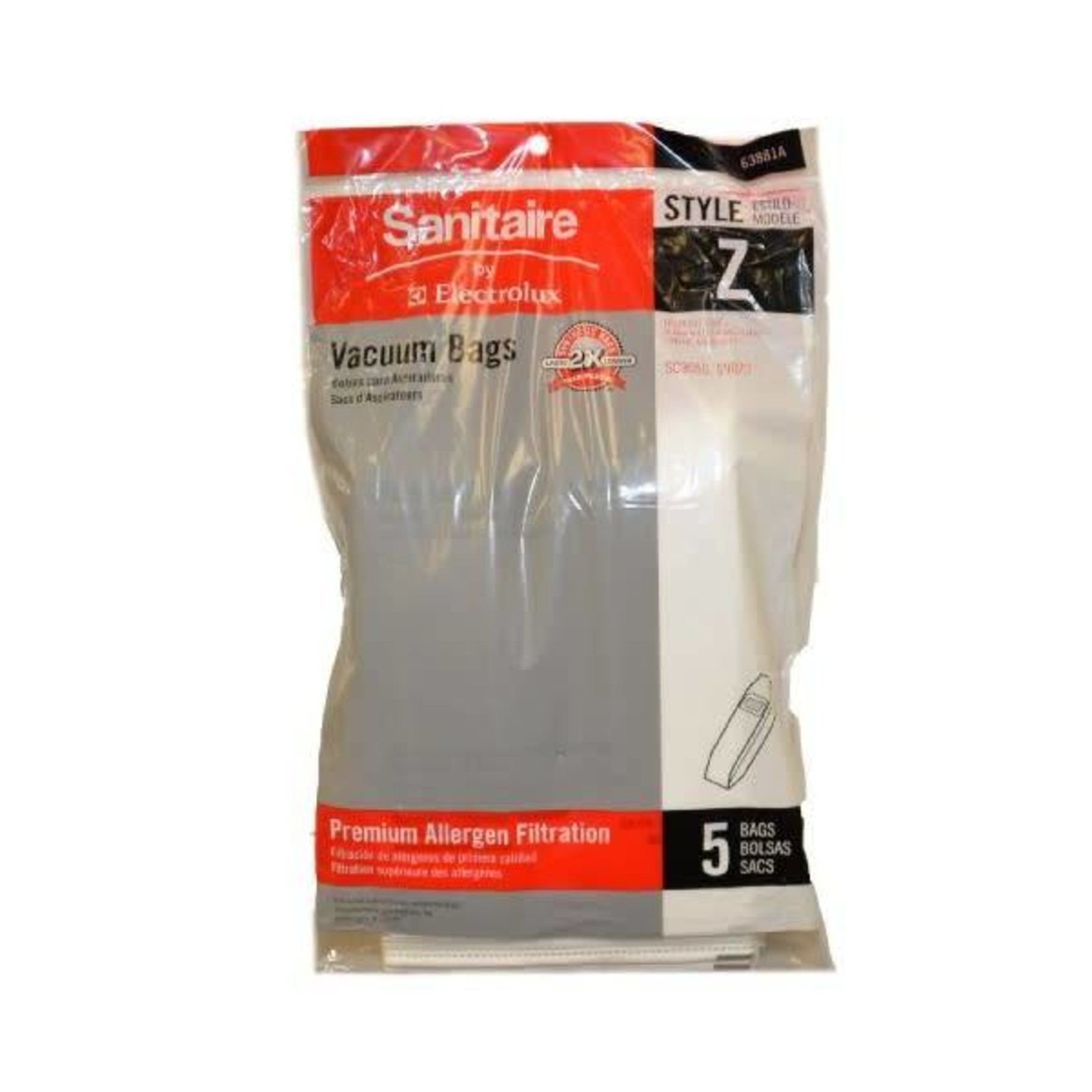 Sanitaire Sanitaire Style "Z" HEPA Vacuum Bag (5pk)