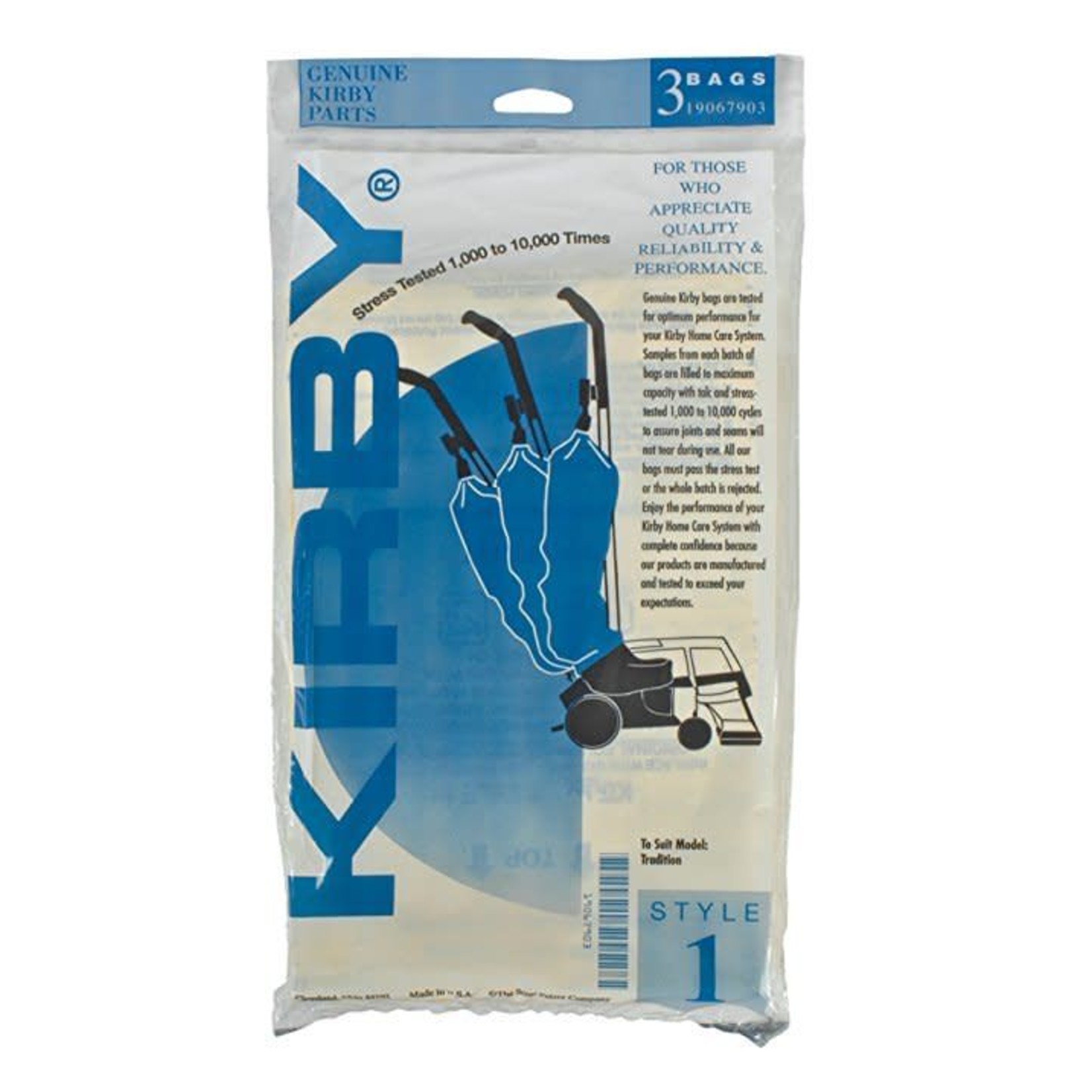 Kirby Kirby Style "1" Vacuum Bag (3pk)