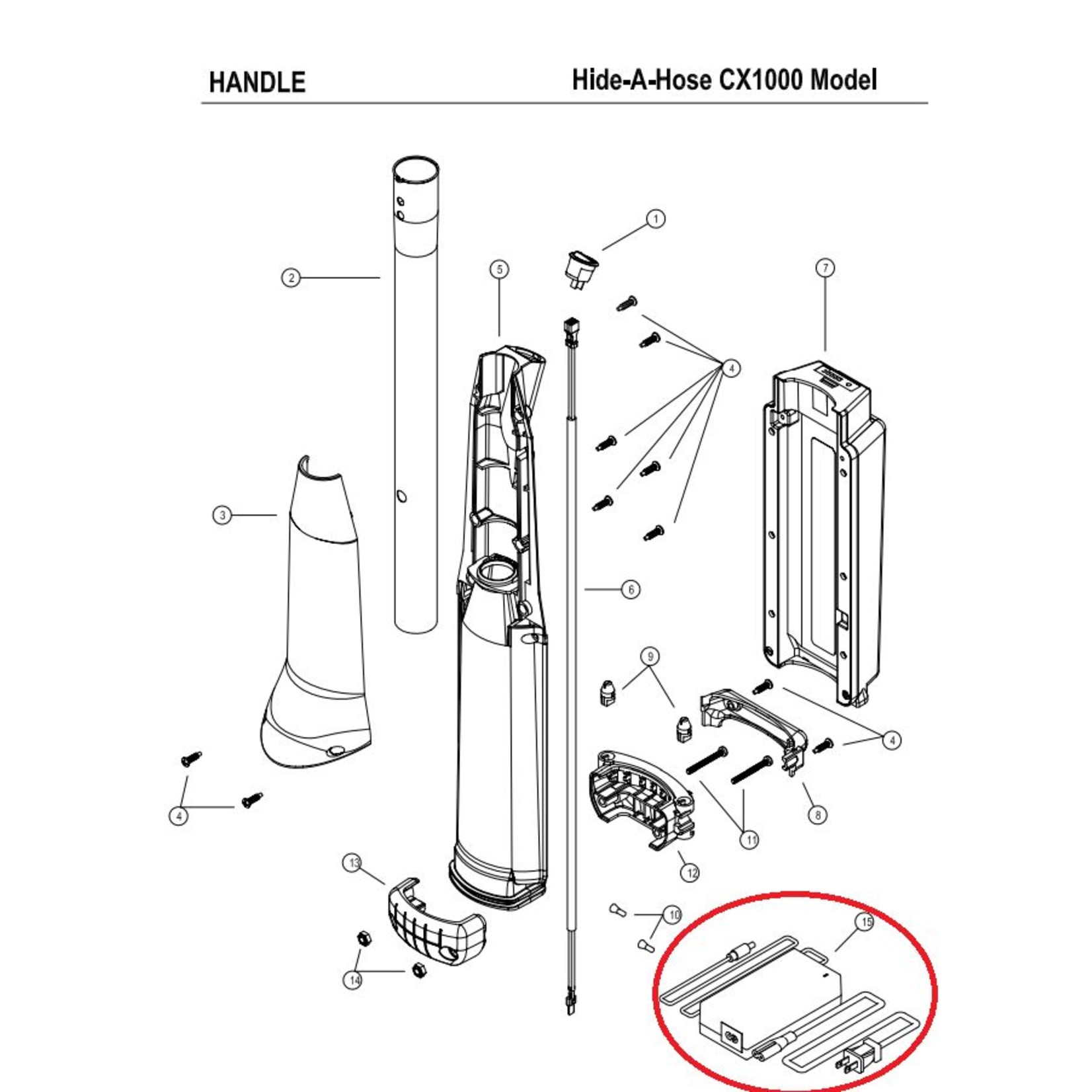 Riccar Riccar Volt & CX 1000 Charger Assembly
