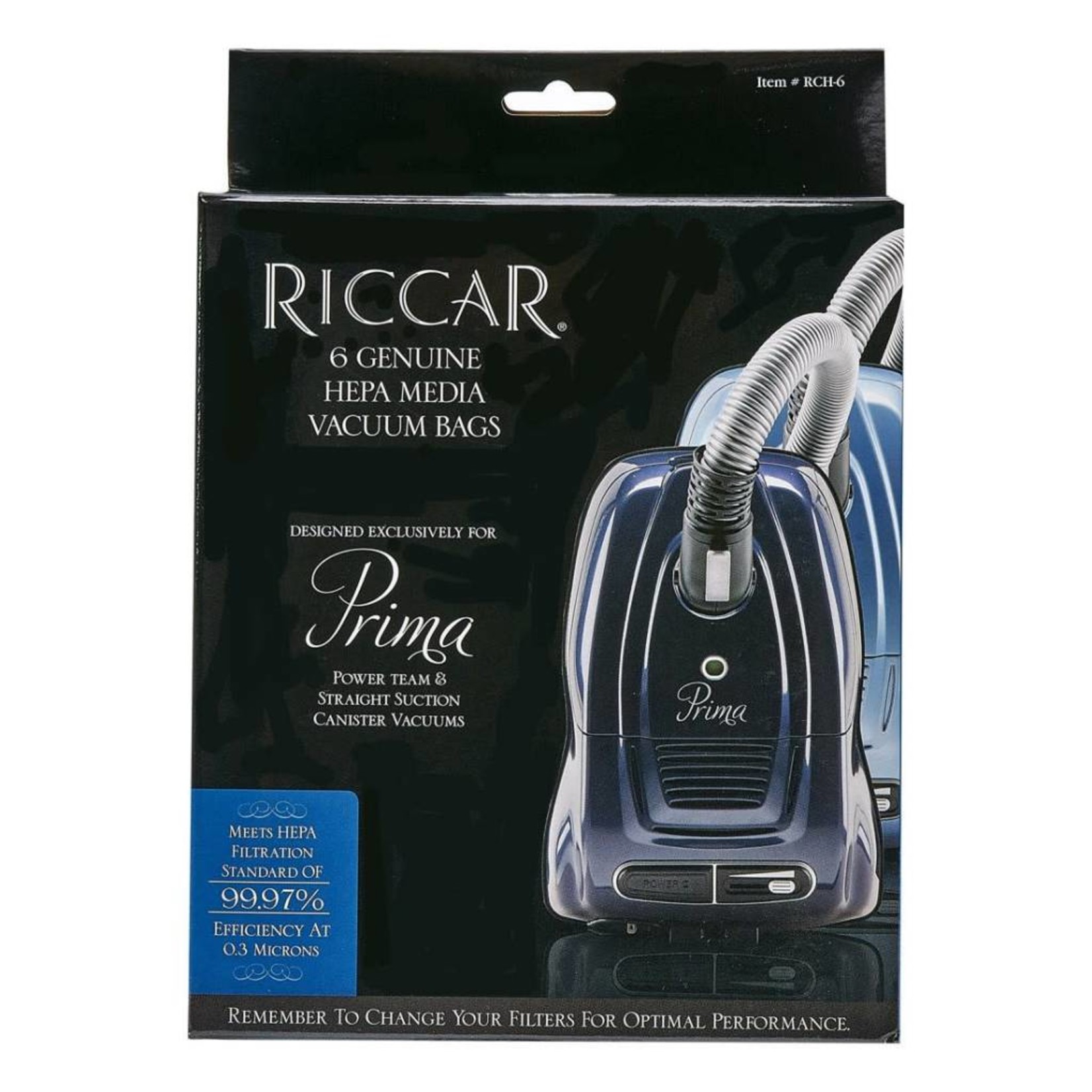 Riccar Riccar Prima Canister HEPA Media Bags