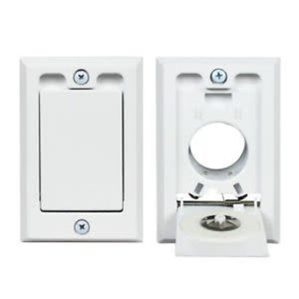 Hayden Hayden Low Volt Sq Door Inlet Valve- White
