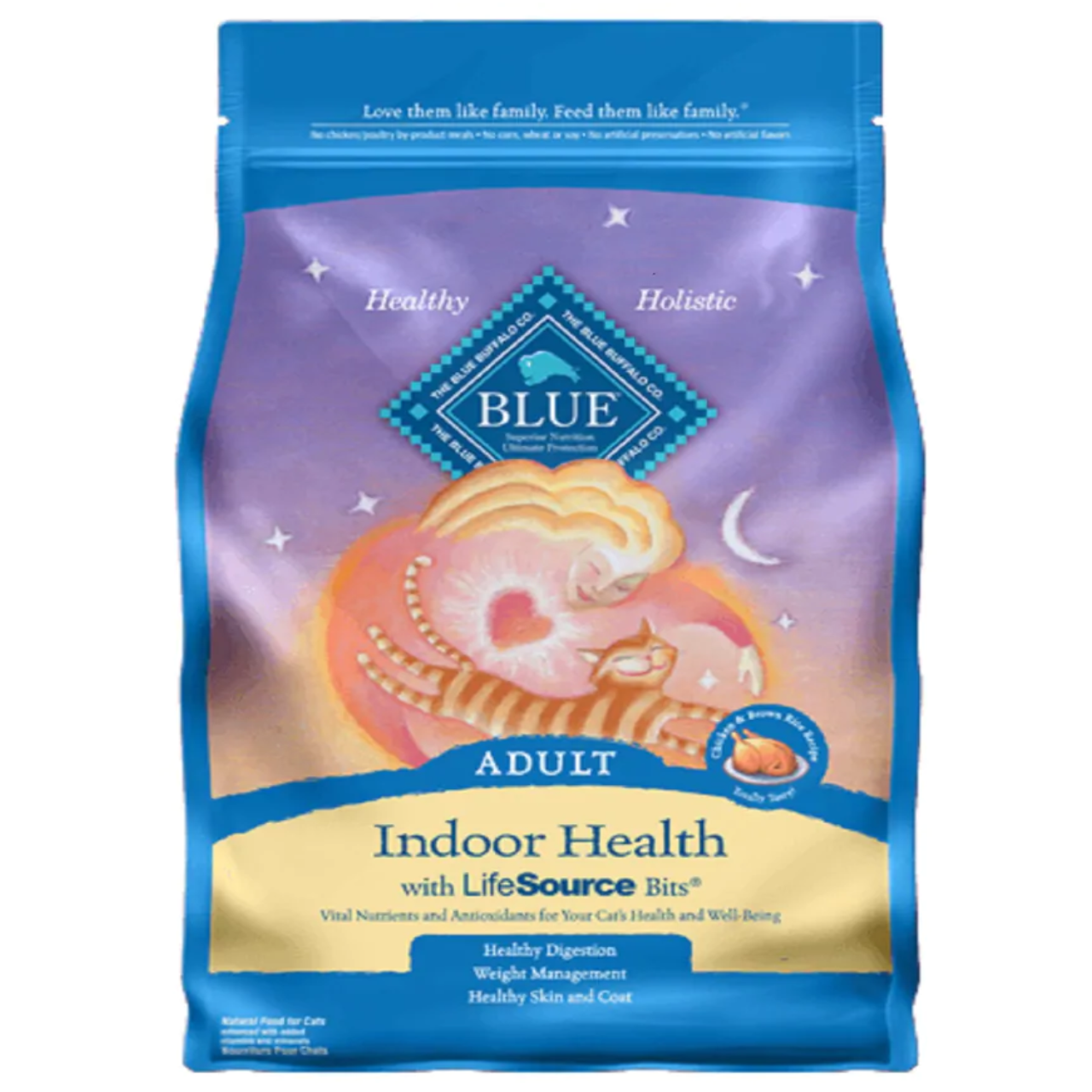 Blue Buffalo Blue Buffalo Healthy Holistic GF Indoor Health Dry Cat Food
