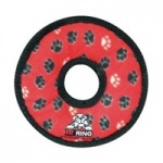 TUFFY'S DOG TOYS Tuffy Jr Red Paw Ring Dog Toy