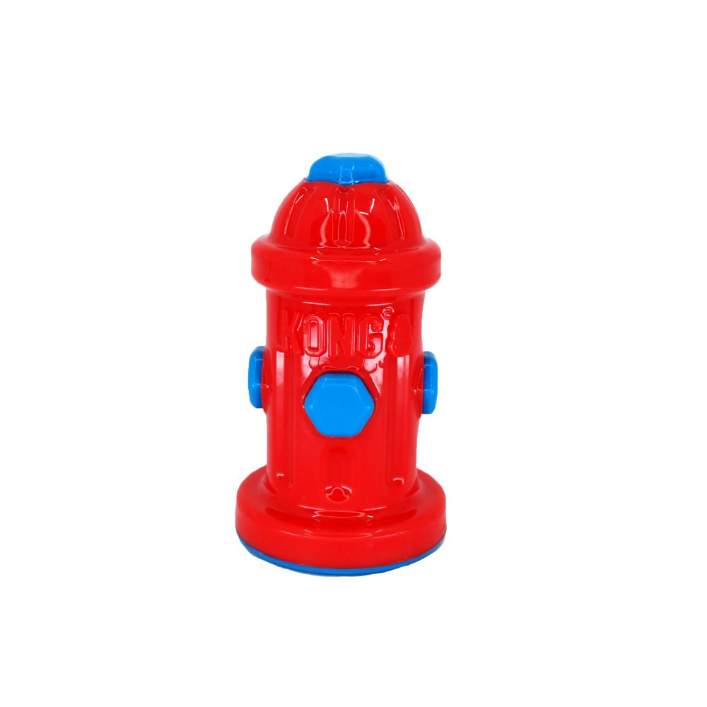 KONG Kong Large Red/Blue Eon Fire Hydrant Dog Toy