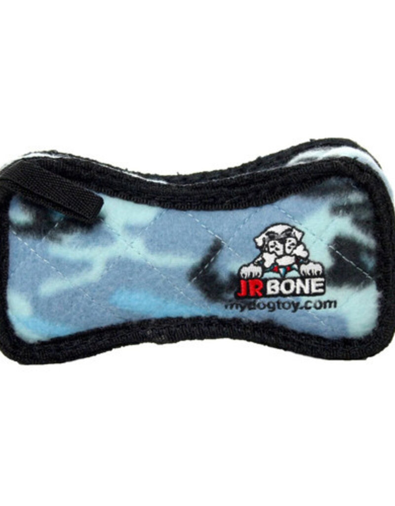 Tuffy's Tuffy JR Bone 2 Durable Squeaky Soft Dog Toy