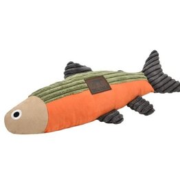 Tall Tails Tall Tales Squeaker Sage Fish Dog Toy 12"