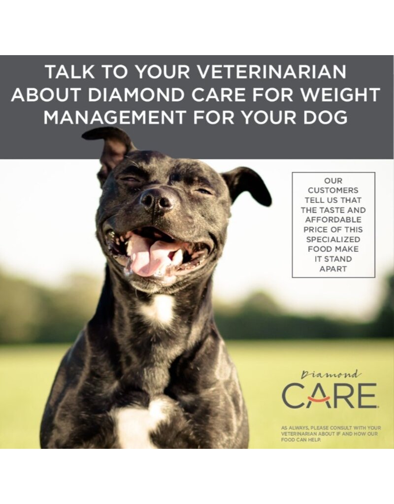 Diamond care weight management dog cheap food