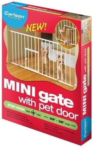 Carlson Mini Pet Gate With Door Maine Pet Supply