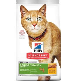Hills Hills Science Adult 7+  Senior Vitatilty Chicken & Rice 3 lb  Cat Food