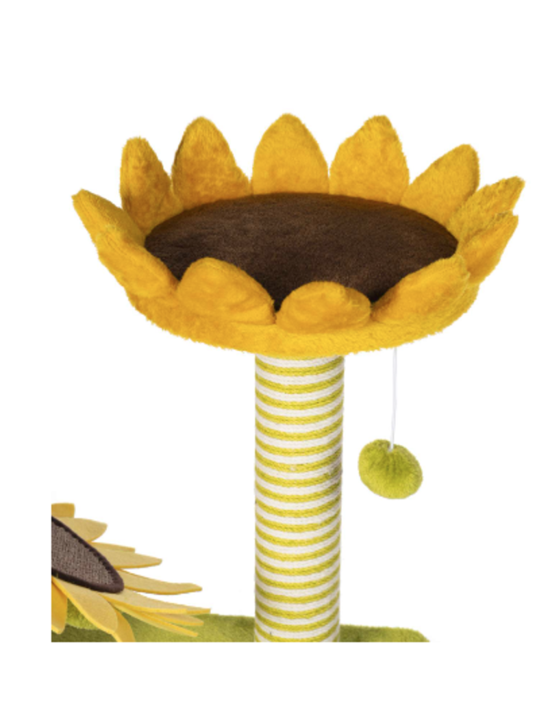 PREVUE PET PRODUCTS Kitty Power Paws Sunflower Playground Cat Tower