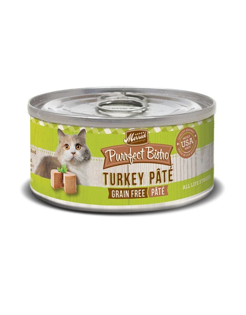 Merrick Merrick Purrfect Bistro Turkey Pate 5.5oz Grain Free Canned Cat Food