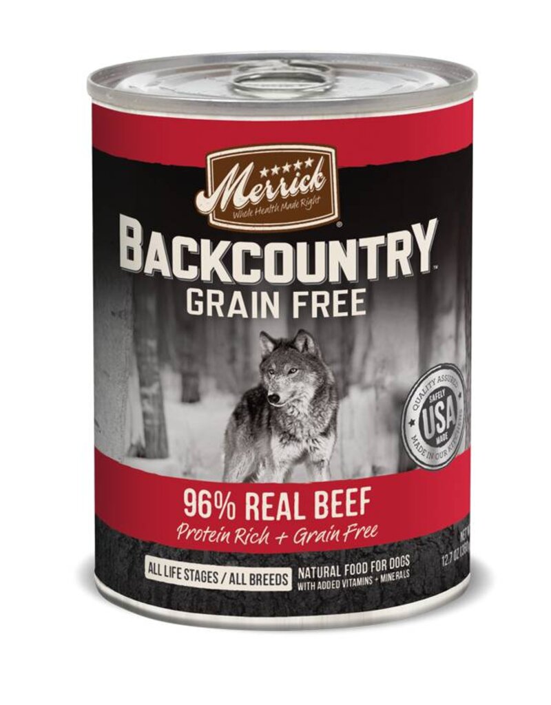 Merrick Merrick Backcountry GF 96% Beef 12.7oz