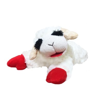 lamb chop dog toy