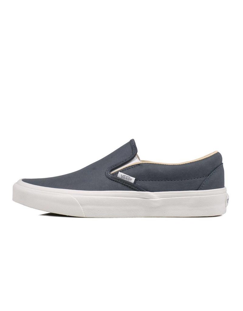 vans classic leather and suede slip on