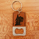 Squatch Leather Bottle Opener