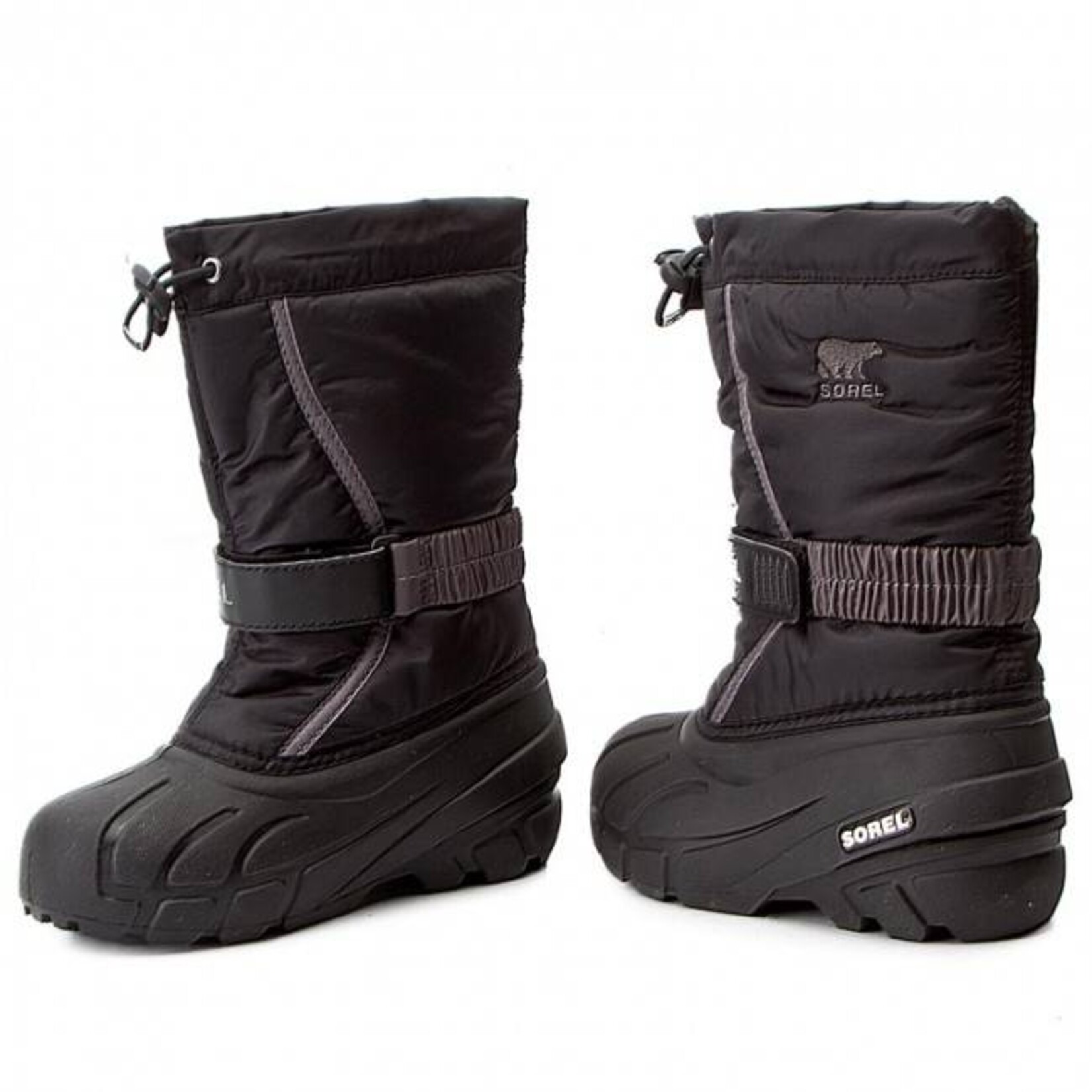 Sorel Children Flurry - Black, City Grey