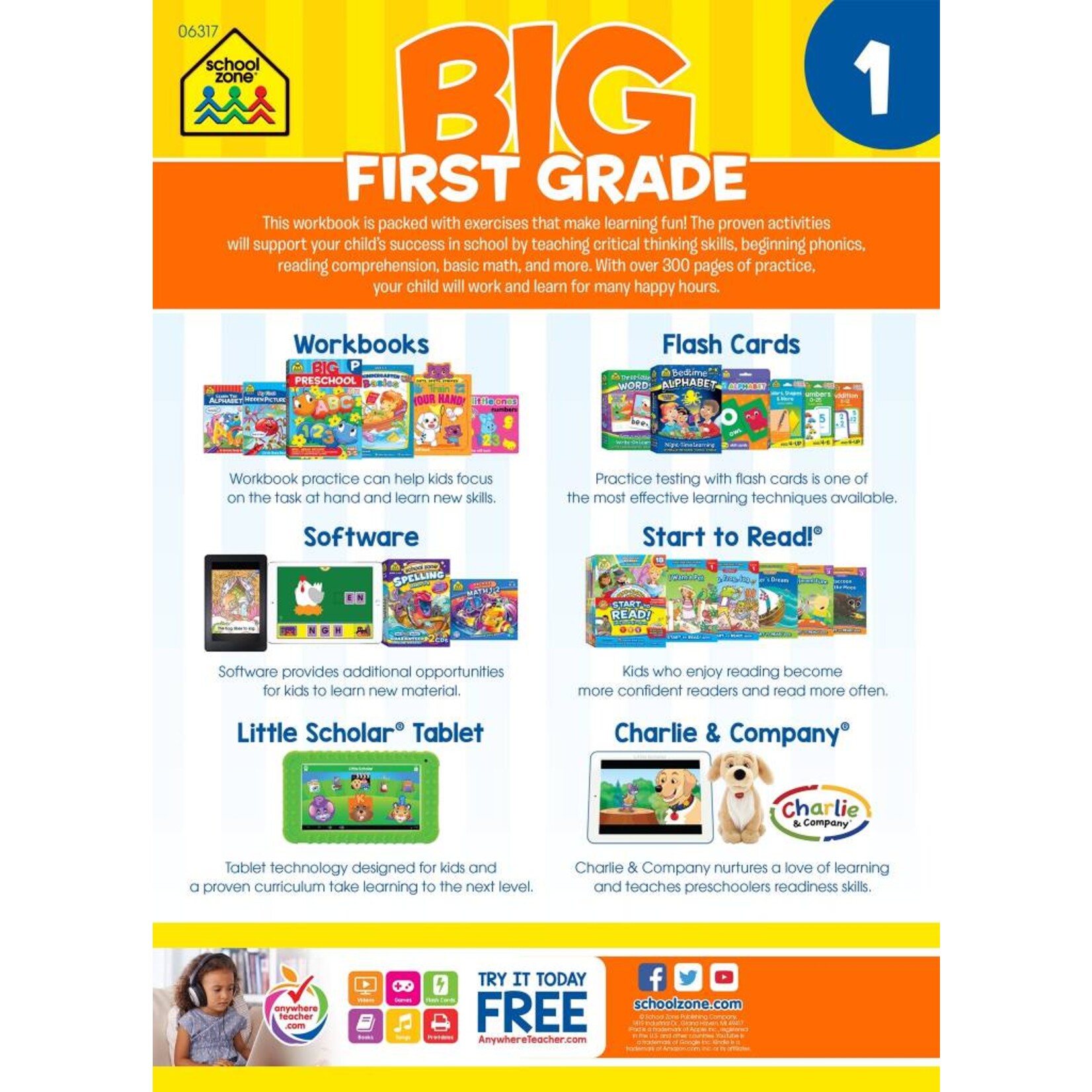 School Zone Publishing Company Big First Grade