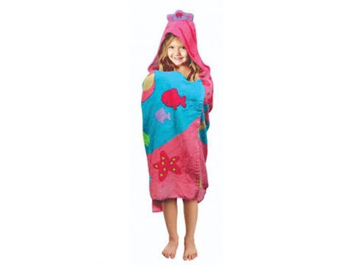 mermaid hooded towel