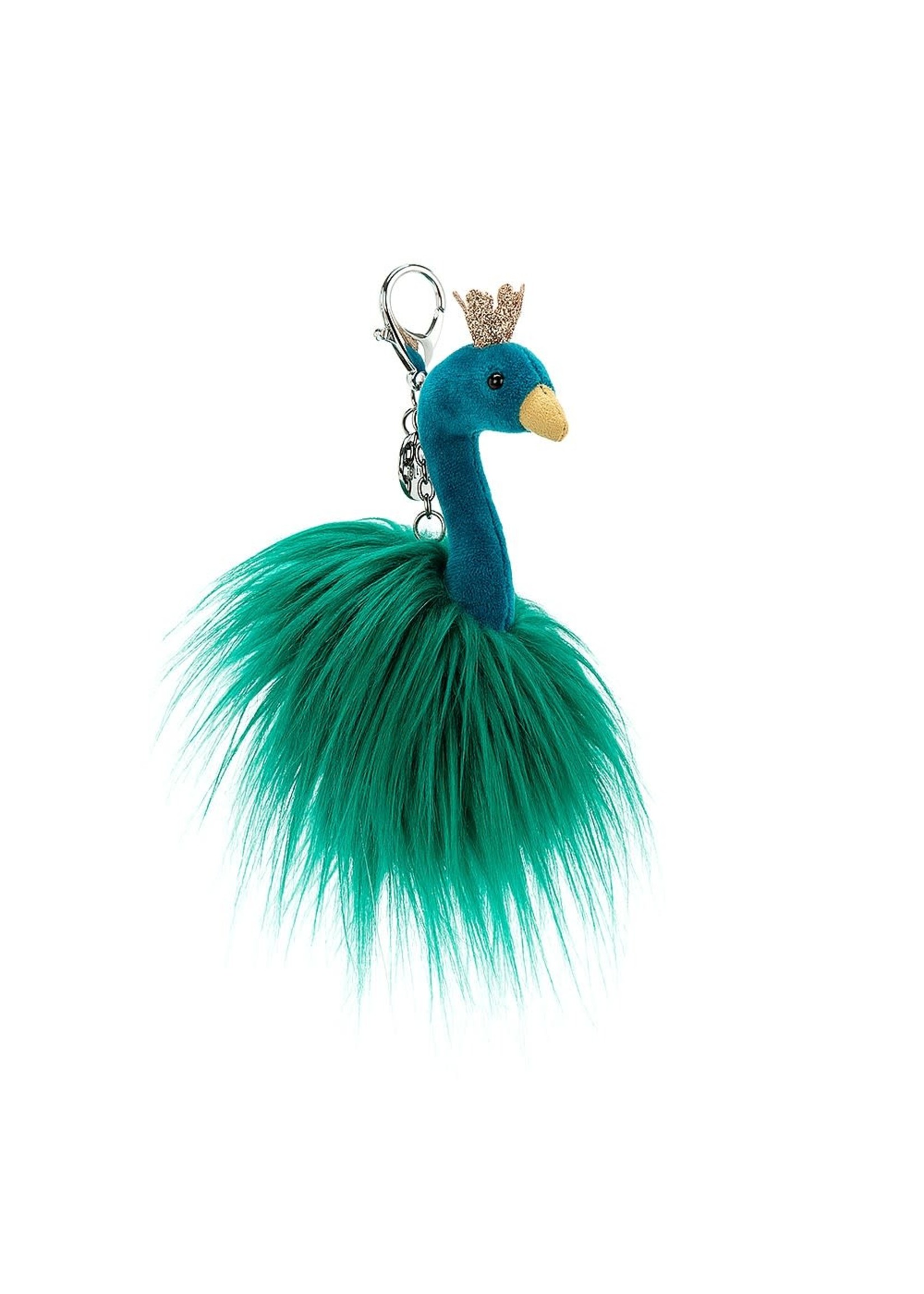 Jellycat Fancy Peacock Bag Charm