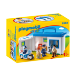 Playmobil 1.2.3 Take Along Police Station
