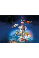 playmobil mission rocket with launch site