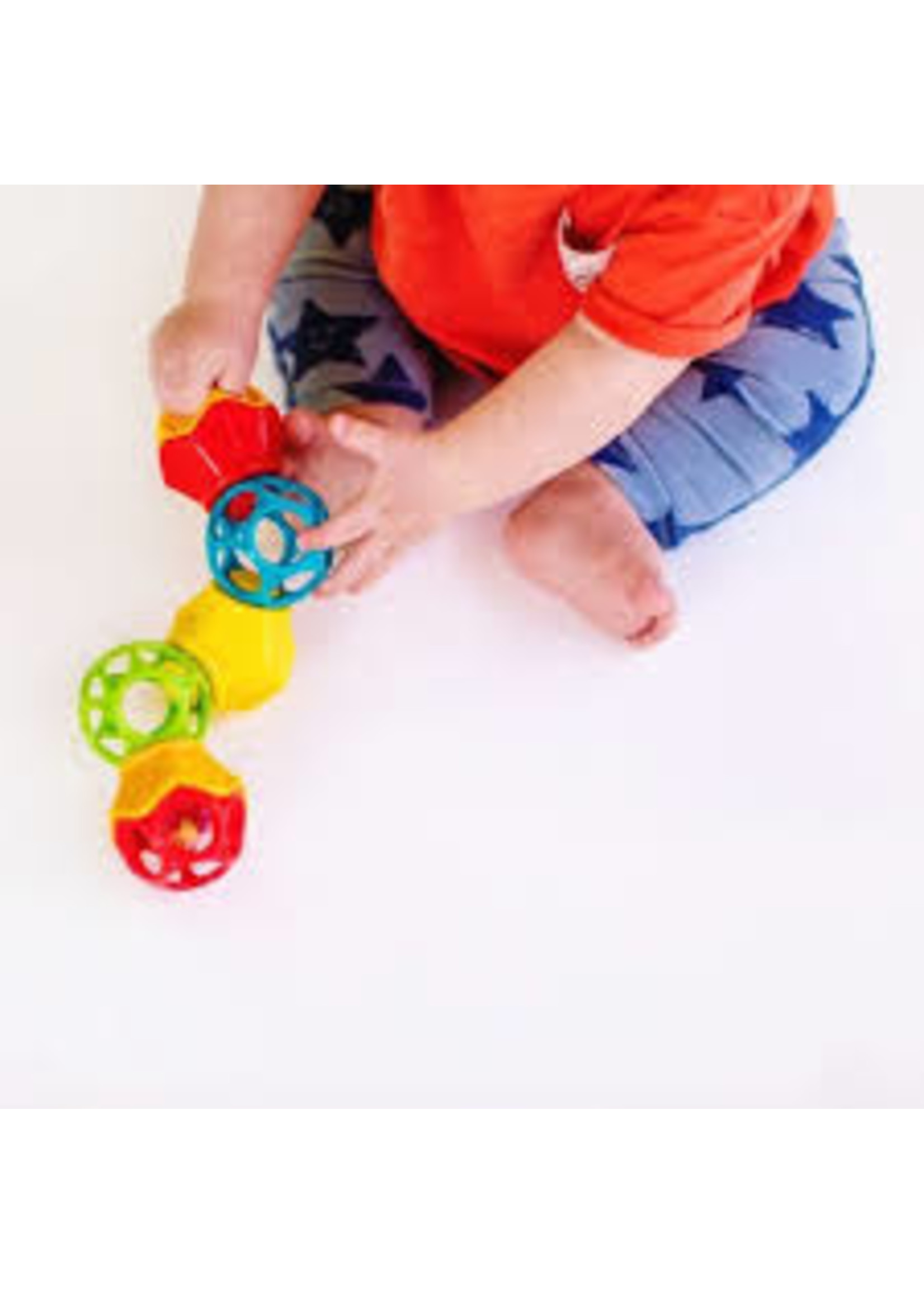 Oball Clicky Twister™ Easy Grasp Rattle