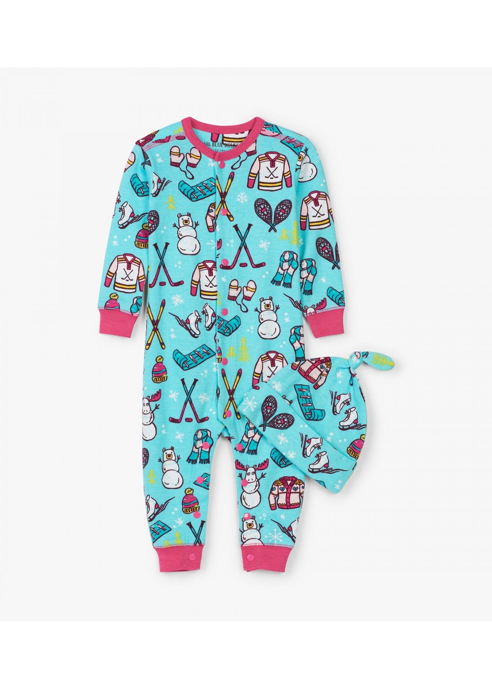 Winter Traditions Baby Coverall & Hat