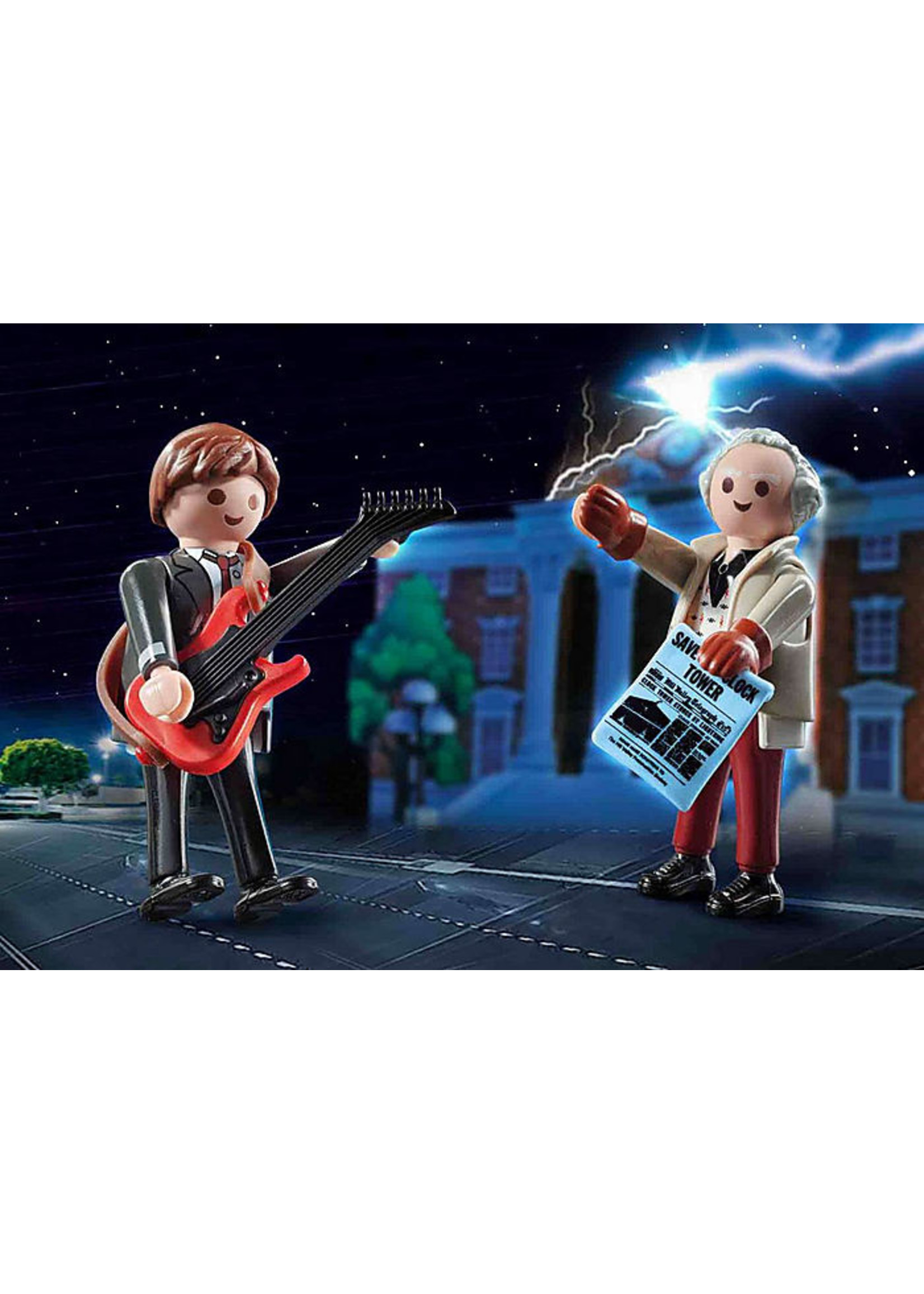 Playmobil Back To The Future Marty McFly and Dr. E
