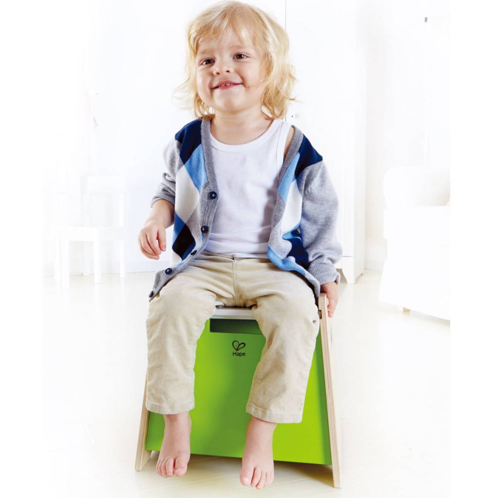 Hape Sit and Stow Stool E1045