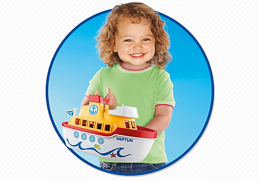 playmobil floating take along ship