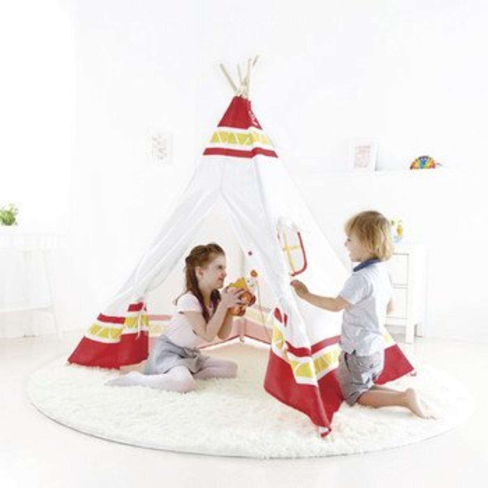 Hape Teepee Tent Red