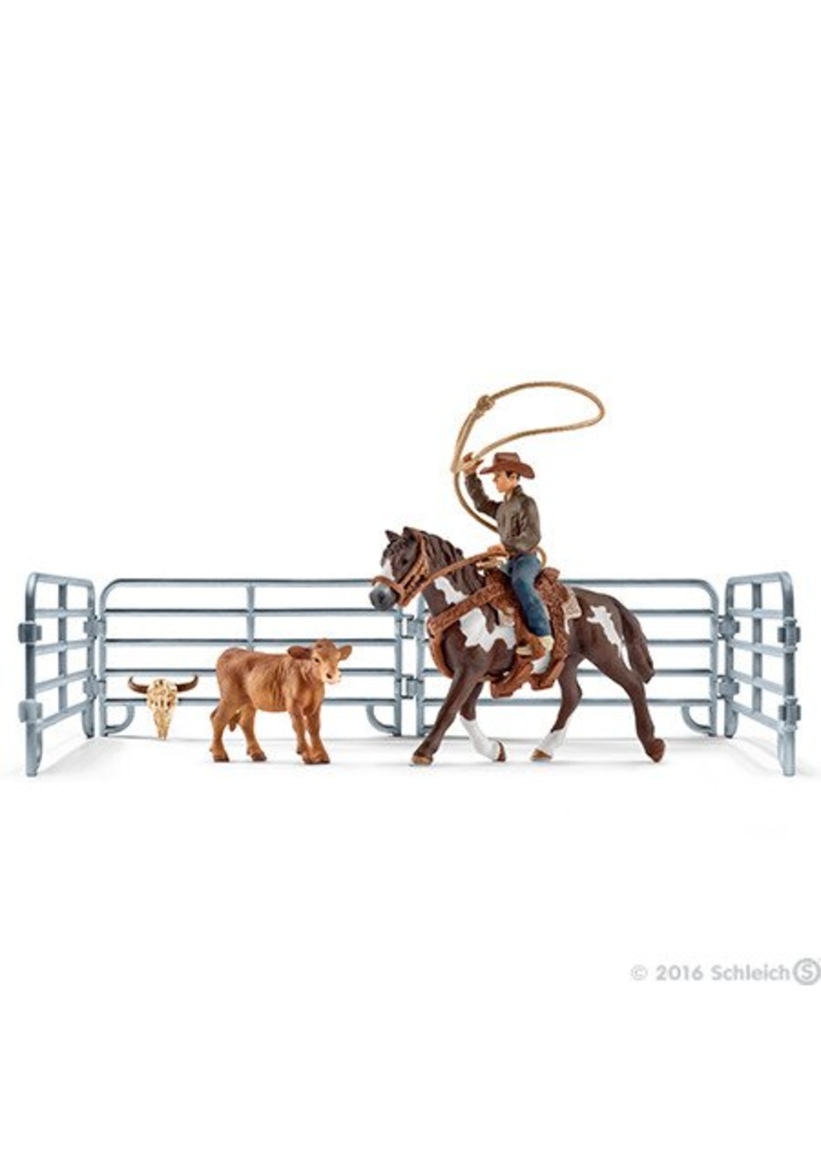 Schleich Team Roping with Cowboy (41418)