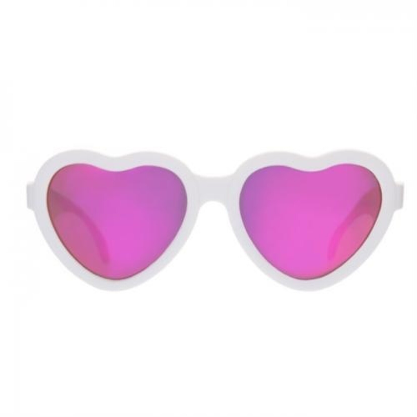 Babiators Sweethearts White w/Pink Mirror Lens 6+ Years