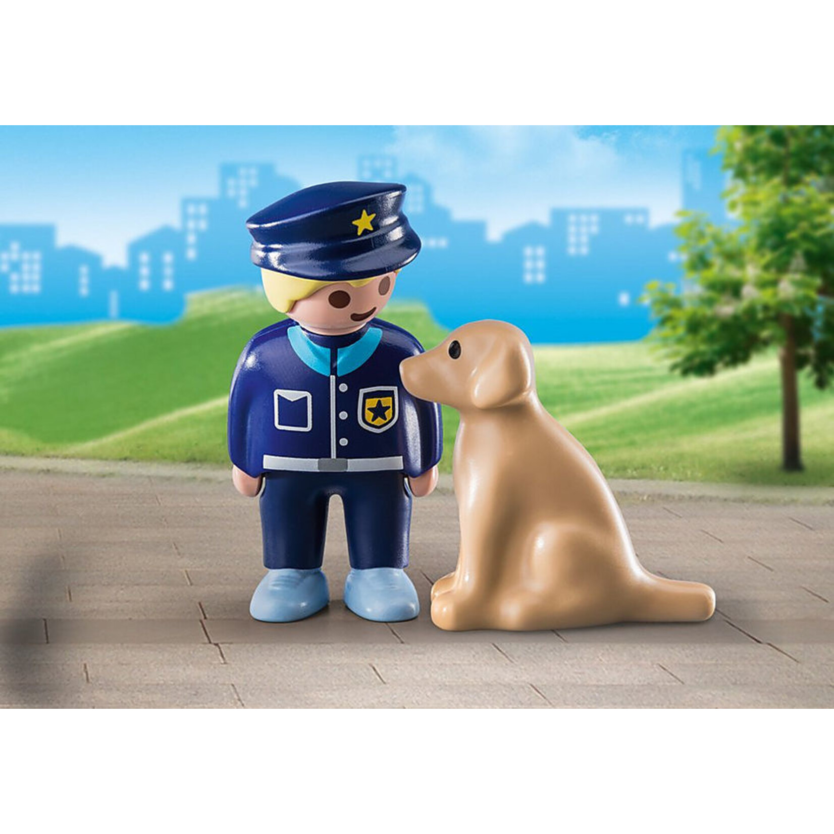 Playmobil Police Officer with dog