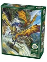 Cobble Hill 1000 Piece Puzzle Waterfall Dragon